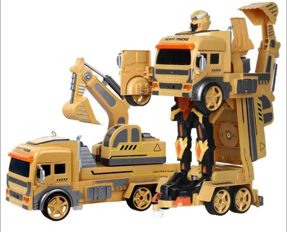 excavator de jucarie transformer robot